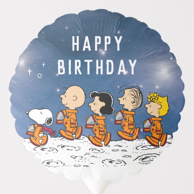Peanuts | Space Birthday Balloon (Front)