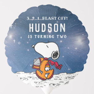 Peanuts Space Birthday Balloon