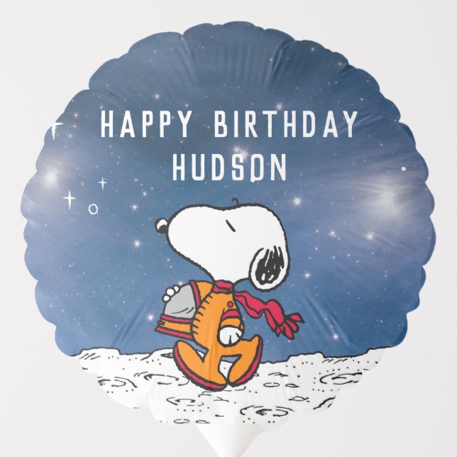 Peanuts | Space Birthday Balloon (Front)
