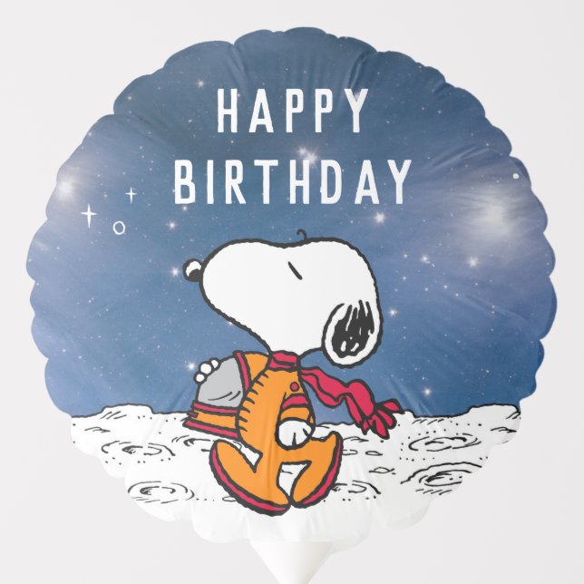 Peanuts | Space Birthday Balloon (Front)