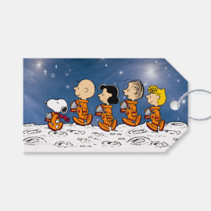 Peanuts Space Birthday Gift Tags