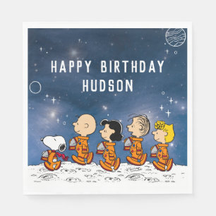 Peanuts   Space Birthday Napkins