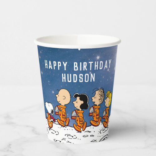 Peanuts  Space Birthday Paper Cups