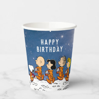 Peanuts | Space Birthday Paper Cups