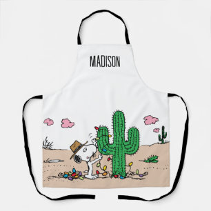 Peanuts   Spike Decorates for Christmas Apron