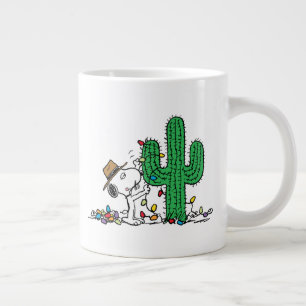 Peanuts   Spike Decorates for Christmas Giant Coffee Mug