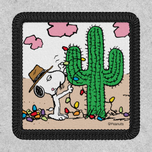 Peanuts Spike Decorates for Christmas Patch