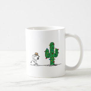 Peanuts Spike Decorates for the Holiday Coffee Mug
