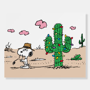 Peanuts Spike Decorates for the Holiday Foam Board