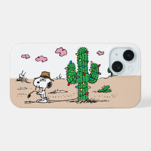 Peanuts Spike Decorates for the Holiday iPhone 15 Case