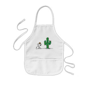 Peanuts   Spike Decorates for the Holiday Kids' Apron