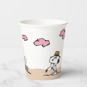 Peanuts Spike Decorates for the Holiday Paper Cups