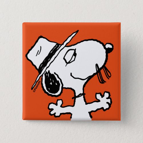 Peanuts  Spike Smiling Button