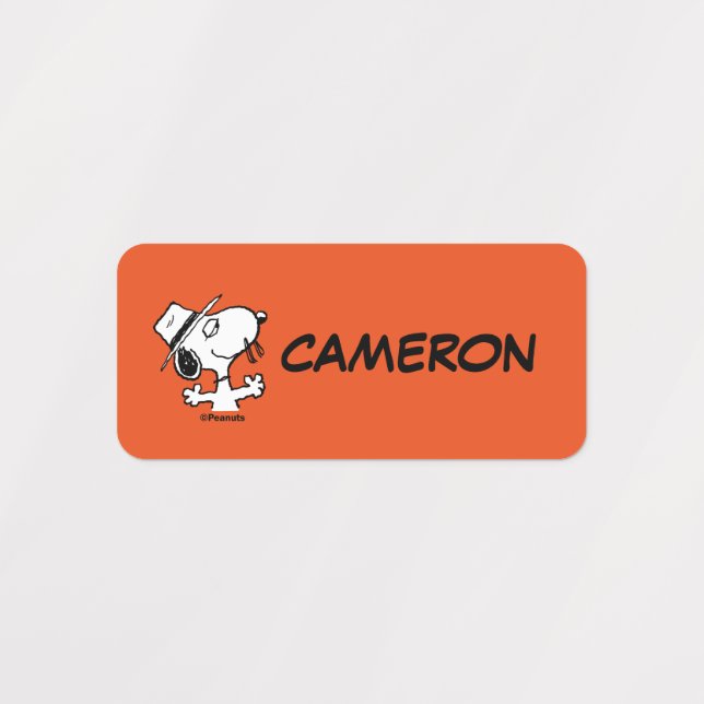 Peanuts | Spike Smiling Kids' Labels (Design 2)