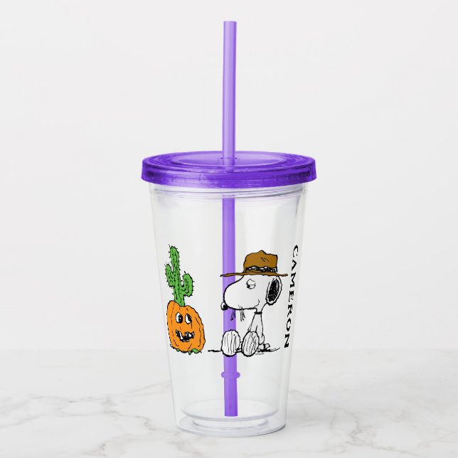 Peanuts | Spike's Desert Halloween Acrylic Tumbler (Front)