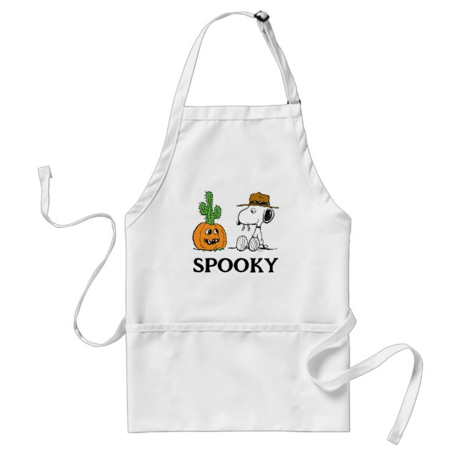 Peanuts | Spike's Desert Halloween Adult Apron (Front)