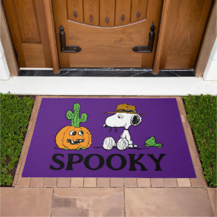 Peanuts Spike's Desert Halloween Doormat
