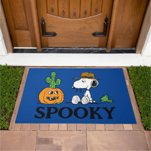 Peanuts Spike's Desert Halloween Doormat