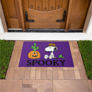 Peanuts Spike's Desert Halloween Doormat