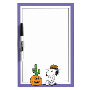 Peanuts Spike's Desert Halloween Dry Erase Board
