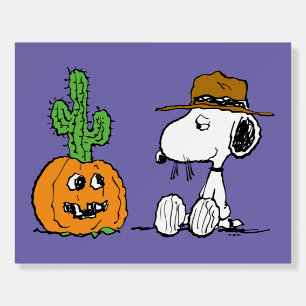 Peanuts   Spike's Desert Halloween Foam Board