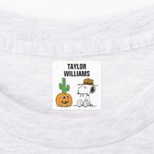 Peanuts   Spike's Desert Halloween Kids' Labels