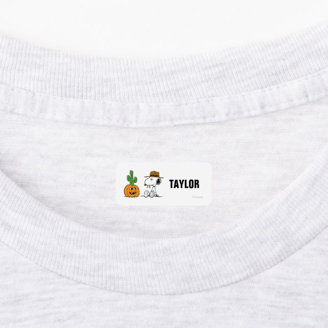 Peanuts | Spike's Desert Halloween Kids' Labels (Affixed)