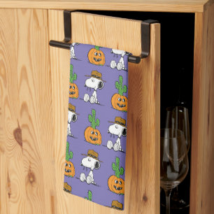 Peanuts Spike's Desert Halloween Kitchen Towel