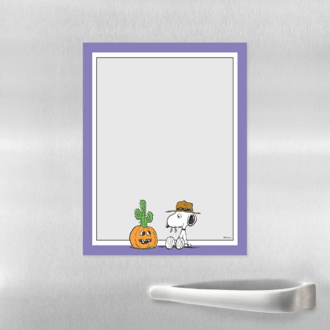 Peanuts | Spike's Desert Halloween Magnetic Dry Erase Sheet (In Situ)