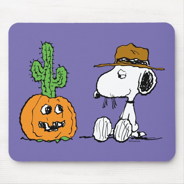 Peanuts | Spike's Desert Halloween Mouse Pad (Front)