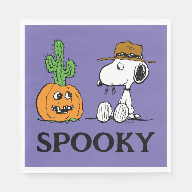 Peanuts | Spike's Desert Halloween Napkins (Front)