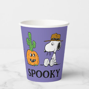 Peanuts Spike's Desert Halloween Paper Cups