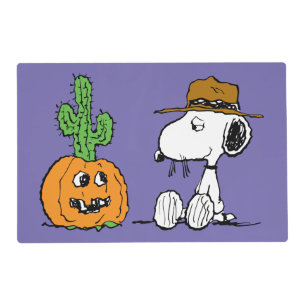 Peanuts   Spike's Desert Halloween Placemat