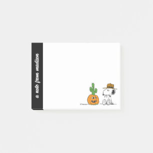 Peanuts Spike's Desert Halloween Post-it Notes