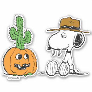 Peanuts   Spike's Desert Halloween Sticker