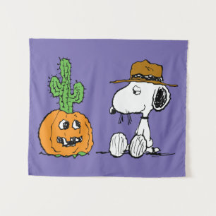 Peanuts Spike's Desert Halloween Tapestry