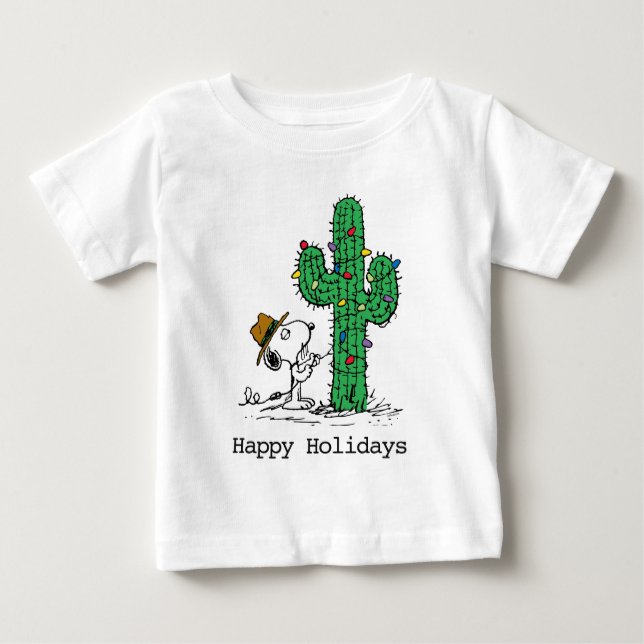Peanuts | Spike's Holiday Cactus Baby T-Shirt (Front)