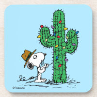 Peanuts | Spike's Holiday Cactus Beverage Coaster