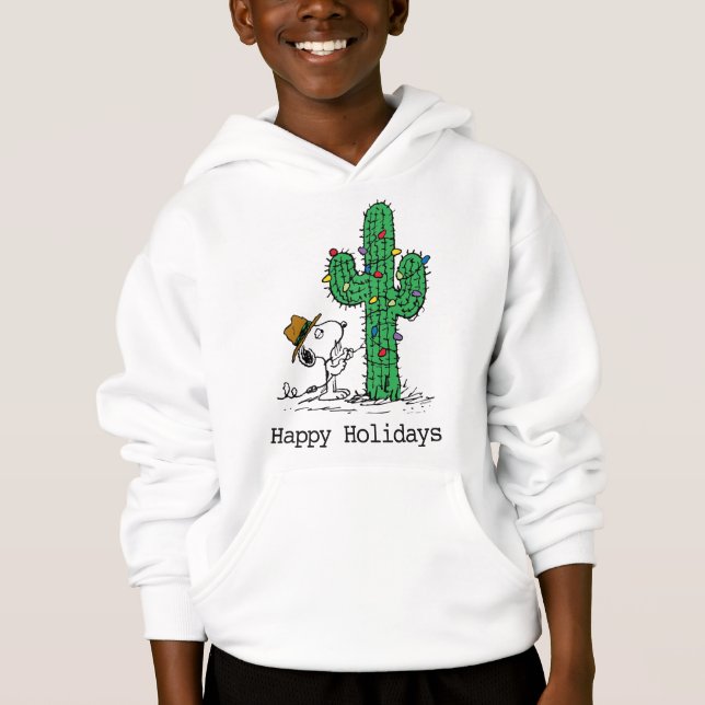 Peanuts | Spike's Holiday Cactus Hoodie (Front)