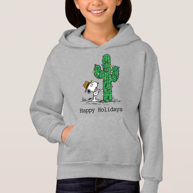 Peanuts | Spike's Holiday Cactus Hoodie (Front)