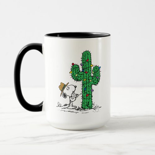 Peanuts  Spikes Holiday Cactus Mug
