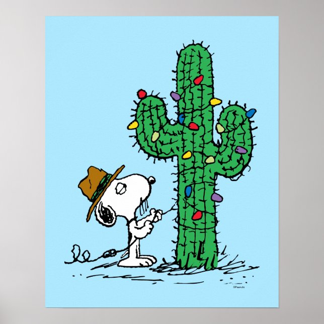 Peanuts | Spike's Holiday Cactus Poster (Front)