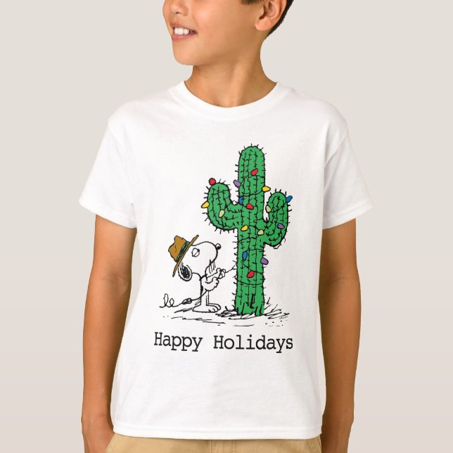 Peanuts | Spike's Holiday Cactus T-Shirt (Front)