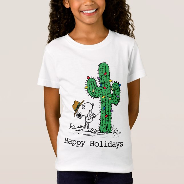 Peanuts | Spike's Holiday Cactus T-Shirt (Front)