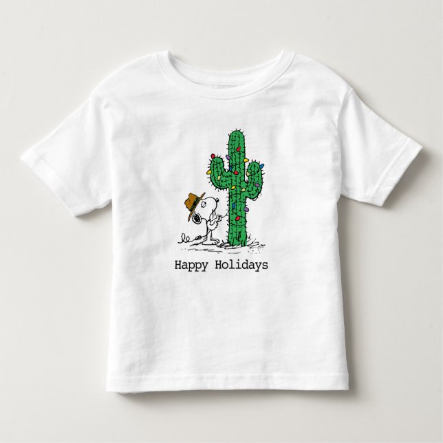 Peanuts | Spike's Holiday Cactus Toddler T-shirt (Front)