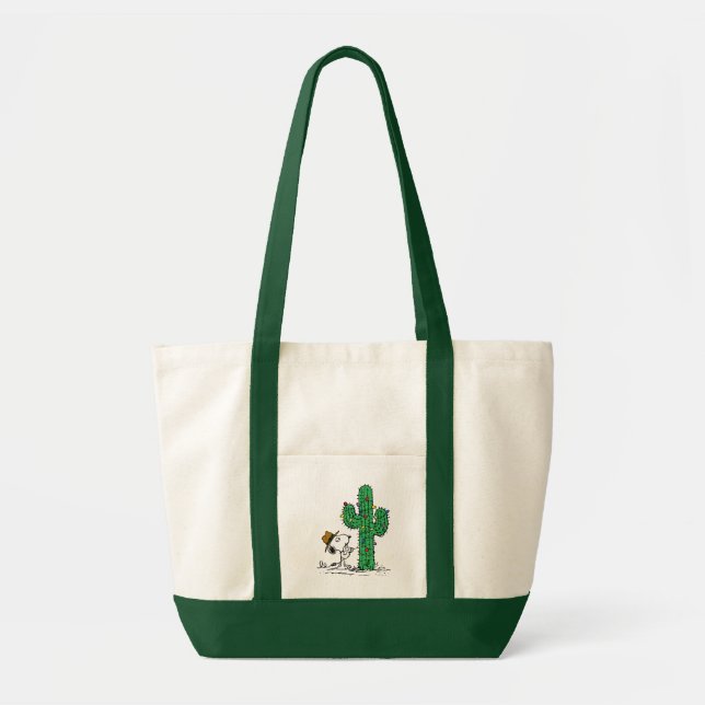 Peanuts | Spike's Holiday Cactus Tote Bag (Front)
