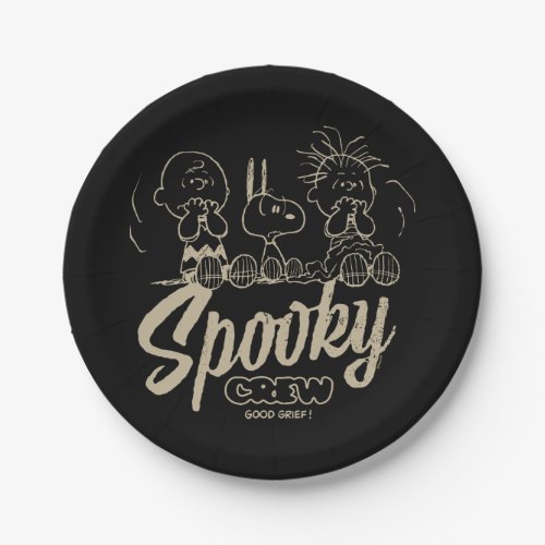 Peanuts  Spooky Crew Good Grief Paper Plates