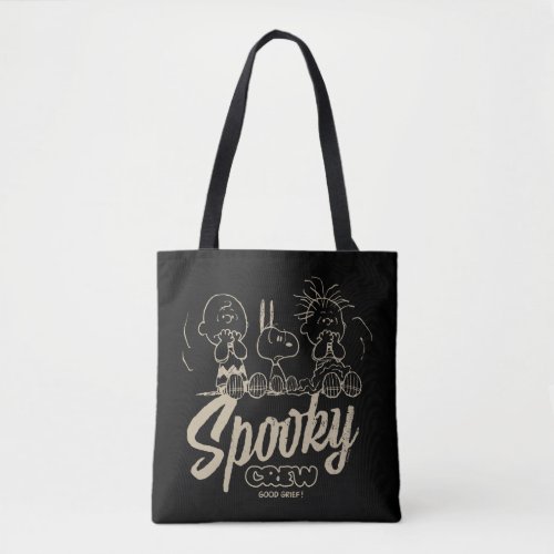 Peanuts  Spooky Crew Good Grief Tote Bag