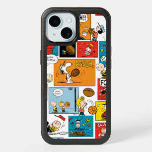 Peanuts Sports Pattern iPhone 15 Case