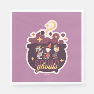Peanuts Squad Ghouls Cauldron Halloween Napkins